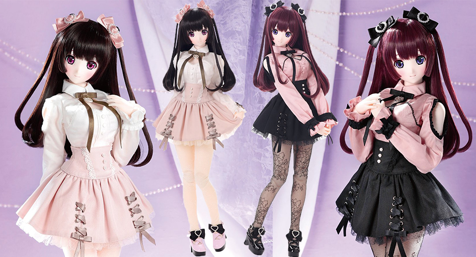 [予約開始]『Happiness Clover』「美萩くれは」の1:3スケールドールが登場！「ドリーミィホワイトver.」は【量産型】、「スウィートピンクver.」は【地雷系】をイメージしたコーディネートです♪[アゾン]