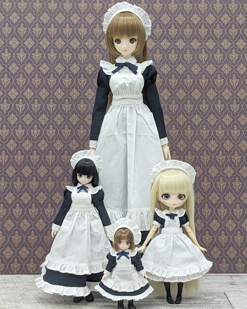 [予約開始]『CURE MAID CAFE’』「キュアメイドカフェ」の制服をドールサイズにしました！ドール素体とキュアメイドカフェのドール服のセットも登場！[Little World × DollHearts]