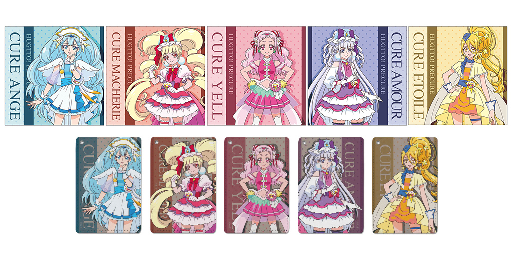 ★キャラクタースリーブ　ＨＵＧっと！　プリキュア５種　まとめ売りセット