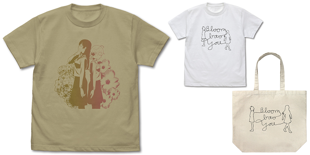 [予約開始]『やがて君になる』侑と燈子のシルエットがデザインされたシンプルなTシャツと大容量トートバッグ、印象的な花をデザインに使用した侑と燈子のTシャツが登場！[コスパ]