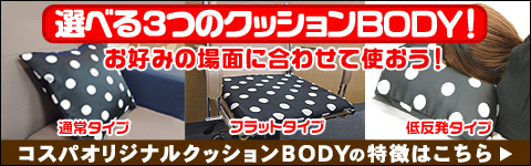 コスパオリジナルクッションBODY