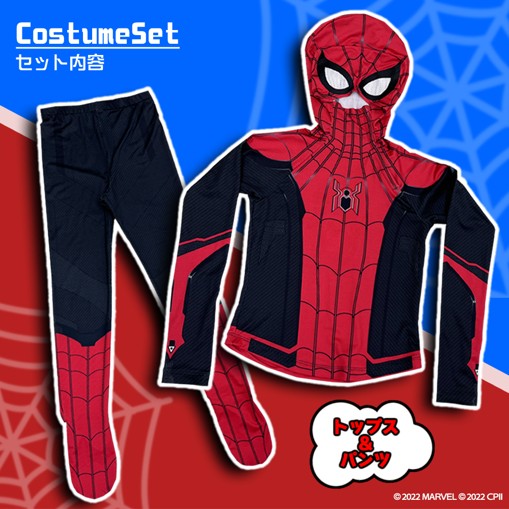 安いファッション  ブラックスーツ なりきり風パーカー スパイダーマンノーウェイホーム MARVEL パーカー