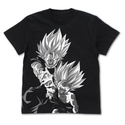 親子かめはめ波 オールプリントTシャツ