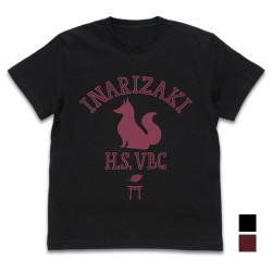 稲荷崎高校バレーボール部 Tシャツ BLACK