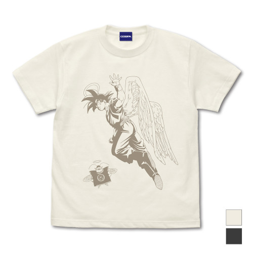孫悟空（天使）と界王 Tシャツ （VANILLA WHITE）