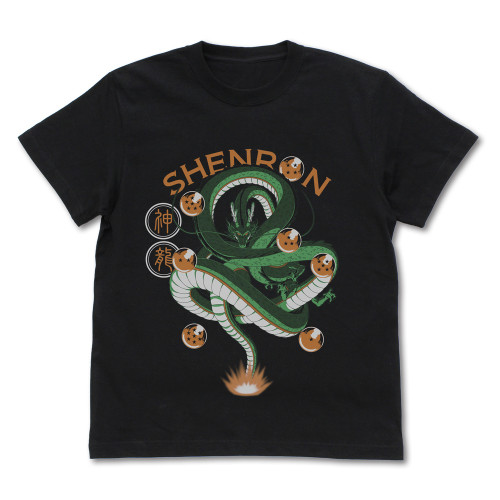 ドラゴンボールDAIMA 神龍 Tシャツ BLACK
