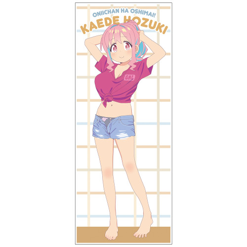 描き下ろし 穂月かえで ハイブリッドフェイスタオル 銭湯上がりのお着替えVer.