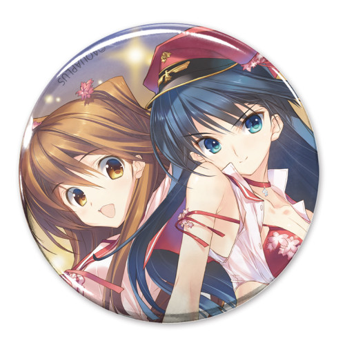 AQUAPLUS 20th Anniversary 小木曽雪菜＆冬馬かずさ 65mm缶バッジ
