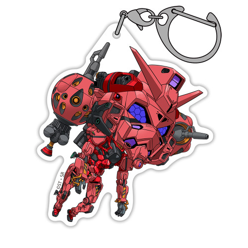 赤いガンダム アクリルつままれ