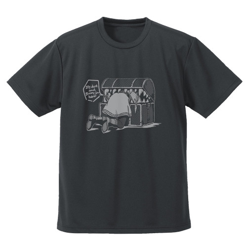 ミミックとピンチのフリーレン ドライTシャツ GUNMETAL