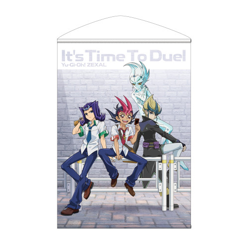 描き下ろし 遊馬＆アストラル＆凌牙＆カイト B2タペストリー オフモードの決闘者Ver.