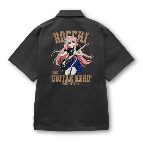 後藤ひとり 刺繍ワークシャツ Playing the guitar Ver. 2025MODEL GRAY