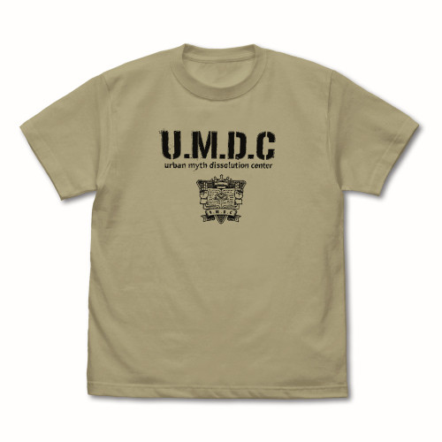 都市伝説解体センターTシャツ （SAND KHAKI）