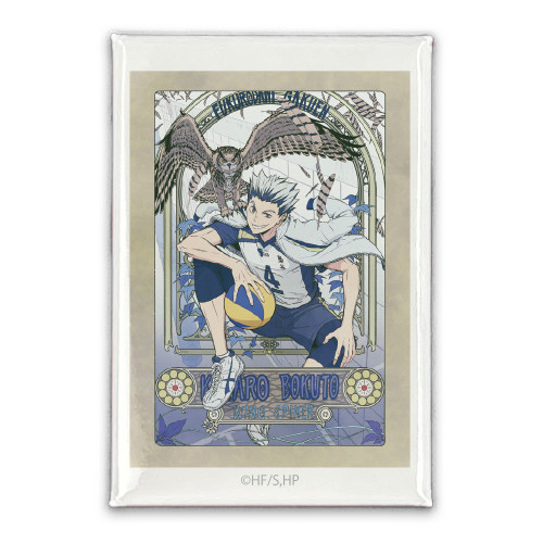 木兎光太郎 スクエア缶バッジ 飛翔Ver.