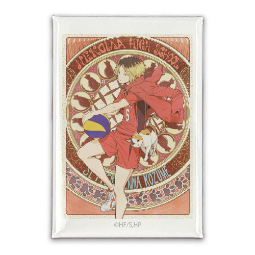 孤爪研磨 スクエア缶バッジ 飛翔Ver.