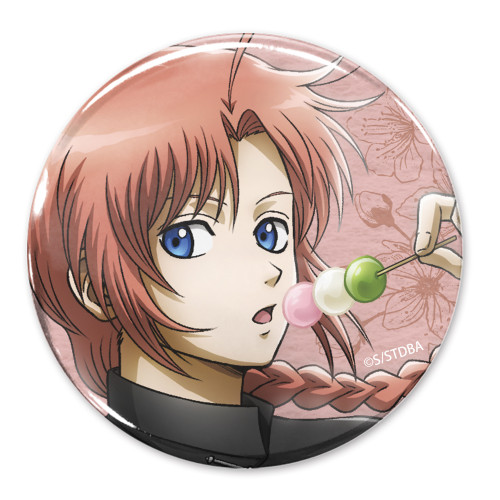 描き下ろし 神威 65mm缶バッジ 小窓から覗く景色Ver.