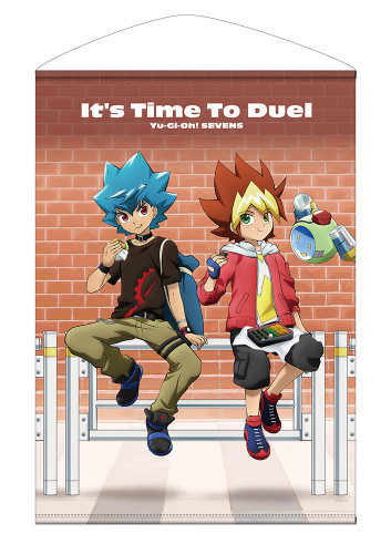 描き下ろし 王道遊我＆ルーク B2タペストリー オフモードの決闘者Ver.