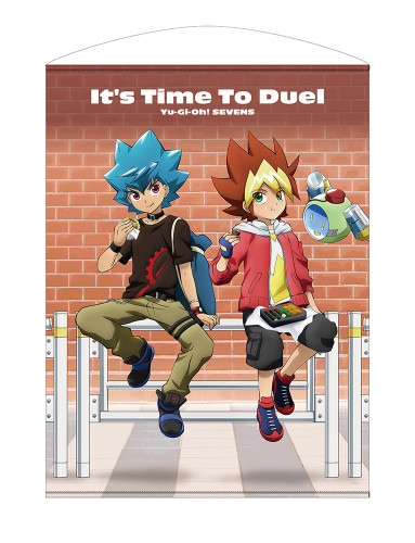 描き下ろし 王道遊我＆ルーク 100cmタペストリー オフモードの決闘者Ver.