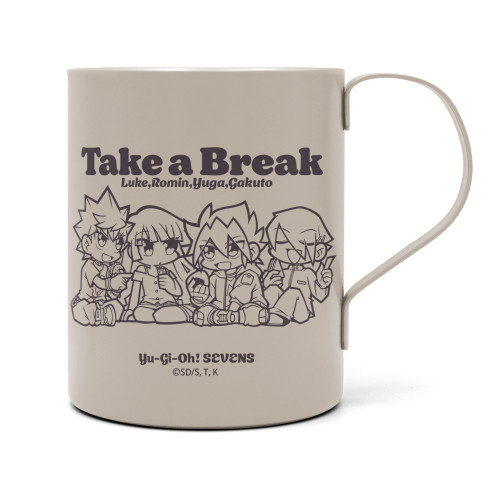 遊我＆ルーク＆ガクト＆ロミン 二層ステンレスマグカップ（塗装） みんなでランチ！Ver.