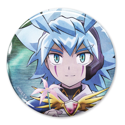 描き下ろし ユウディアス 65mm缶バッジ オフモードの決闘者Ver.