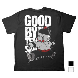 さよなら天さんTシャツ改 BLACK