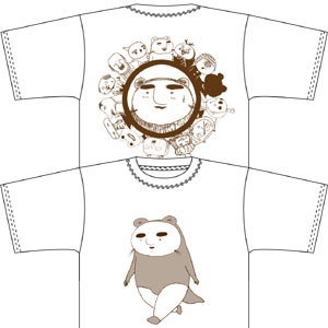 かわうそ Tシャツ [伝染るんです] | キャラクターグッズ＆アパレル製作