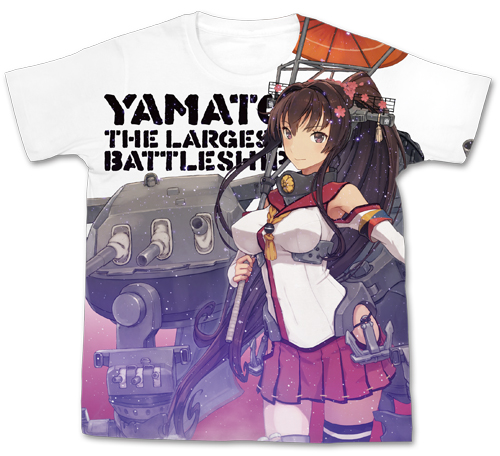 大和フルグラフィックtシャツ 艦隊これくしょん 艦これ キャラクターグッズ販売のジーストア Gee Store