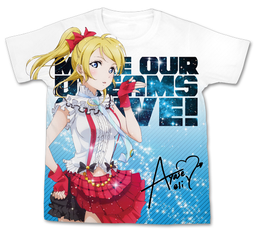 絢瀬絵里フルグラフィックTシャツ [ラブライブ！] | 二次元 ...