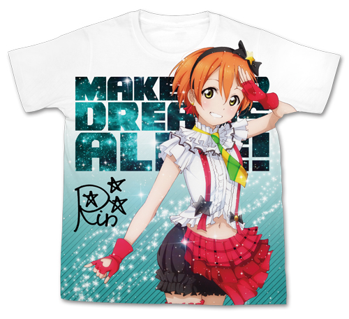 星空凛フルグラフィックtシャツ ラブライブ キャラクターグッズ販売のジーストア Gee Store