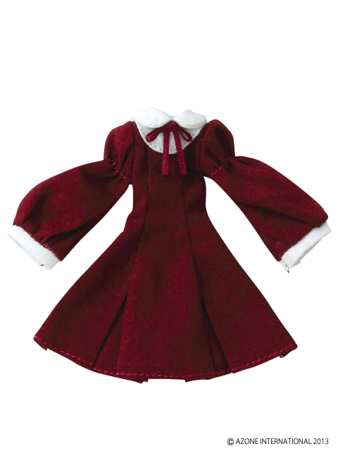 PIC054【1/12サイズドール用】1/12ピコD レトロシックワンピース