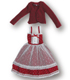 POC301【1/6サイズドール用】こもれび森のお洋服屋さん♪ しゃぼんだまエプロンワンピset AZONE/Pureneemo Original Costume/POC301【1/6サイズドール用】こもれび森のお洋服屋さん♪ しゃぼんだまエプロンワンピset