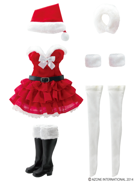 FAO016【48/50cm/AZO2ドール用】AZO2サンタ服set2014 [50