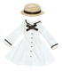 PIC060【1/12サイズドール用】こもれび森のお洋服屋さん♪ 「1/12ピコDカンカン帽子&思い出セーラーワンピ」set AZONE/ピコニーモコスチューム/PIC060【1/12サイズドール用】こもれび森のお洋服屋さん♪ 「1/12ピコDカンカン帽子&思い出セーラーワンピ」set