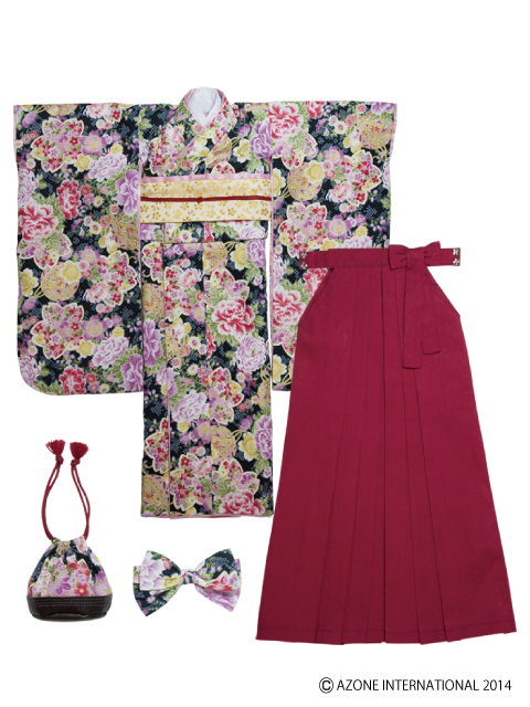 FAR169【48/50cmドール用】50着物・袴set2014 [50 Collection
