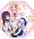 ご注文はうさぎですか? 卓上ミニ傘 チノ/リゼ/ココア ピンク ご注文はうさぎですか?/ご注文はうさぎですか?/ご注文はうさぎですか? 卓上ミニ傘 チノ/リゼ/ココア ピンク
