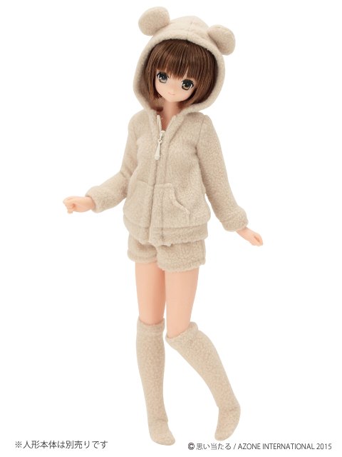 POC347【1/6サイズドール用】PNSくまくまルームウェアセット
