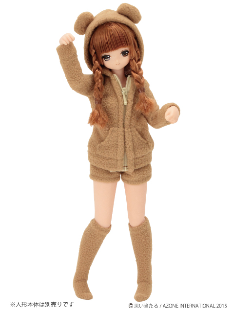 POC347【1/6サイズドール用】PNSくまくまルームウェアセット