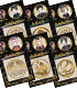 刀剣乱舞/刀剣乱舞/刀剣乱舞-ONLINE- 蒔絵シール 「平野藤四郎」「厚藤四郎」「前田藤四郎」「秋田藤四郎」「乱藤四郎」「薬研藤四郎」/6種セット