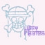 ONE PIECE/ワンピース/ペンキ海賊旗 Tシャツ