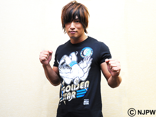 キン肉マンコラボDX 飯伏幸太×ペンタゴン「GOLDEN STAR」Tシャツ