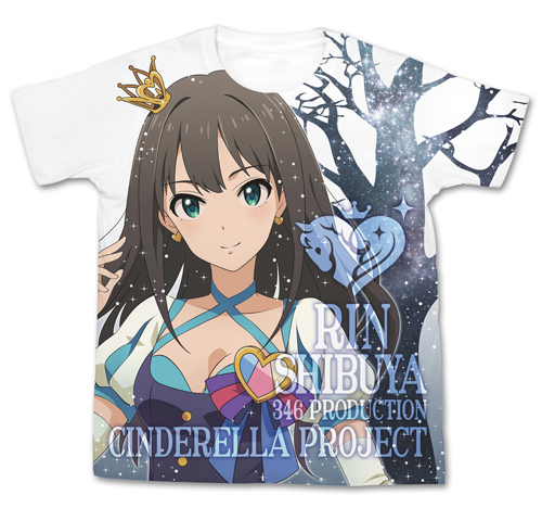 渋谷凛フルグラフィックtシャツ アイドルマスター シンデレラガールズ 二次元キャラクターグッズ製作販売の二次元コスパ Nijigencospa Cospa Inc