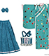 PNM133【1/6サイズドール用】PNMはいから着物・袴セット~こんぺいとう~ AZONE/Pureneemo Original Costume/PNM133【1/6サイズドール用】PNMはいから着物・袴セット~こんぺいとう~