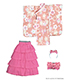 ALB151【1/6サイズドール用】PNXS女の子着物・フリル袴セット~雛桜~ AZONE/Pureneemo Original Costume/ALB151【1/6サイズドール用】PNXS女の子着物・フリル袴セット~雛桜~