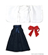 PIC098【1/12サイズドール用】1/12 ピコDたすき・袴セット AZONE/ピコニーモコスチューム/PIC098【1/12サイズドール用】1/12 ピコDたすき・袴セット
