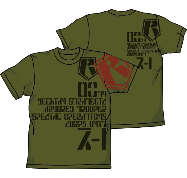 メルキアX1Tシャツ [装甲騎兵ボトムズ] | キャラクター公式