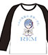 Re:ゼロから始める異世界生活 レムの英雄は、世界一です。ラグランTシャツ Re:ゼロから始める異世界生活/Re:ゼロから始める異世界生活/Re:ゼロから始める異世界生活 レムの英雄は、世界一です。ラグランTシャツ