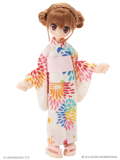 PIC109【1/12サイズドール用】1/12ピコD浴衣set～大輪花火