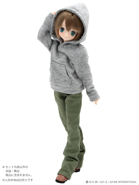 POC384【1/6サイズドール用】PNS シンプルロングパンツ