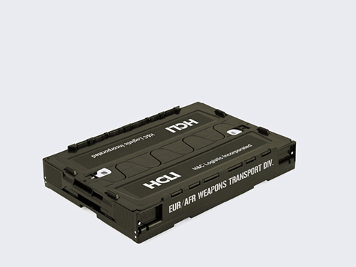 2024新入荷 ヨルムンガンド HCLI 折りたたみコンテナ くずれよ タン 家具・インテリア