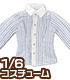 AZONE/Pureneemo Original Costume/ALB165【1/6サイズドール用】こもれび森のお洋服屋さん♪「PNXSピンストライプクレリックシャツ」